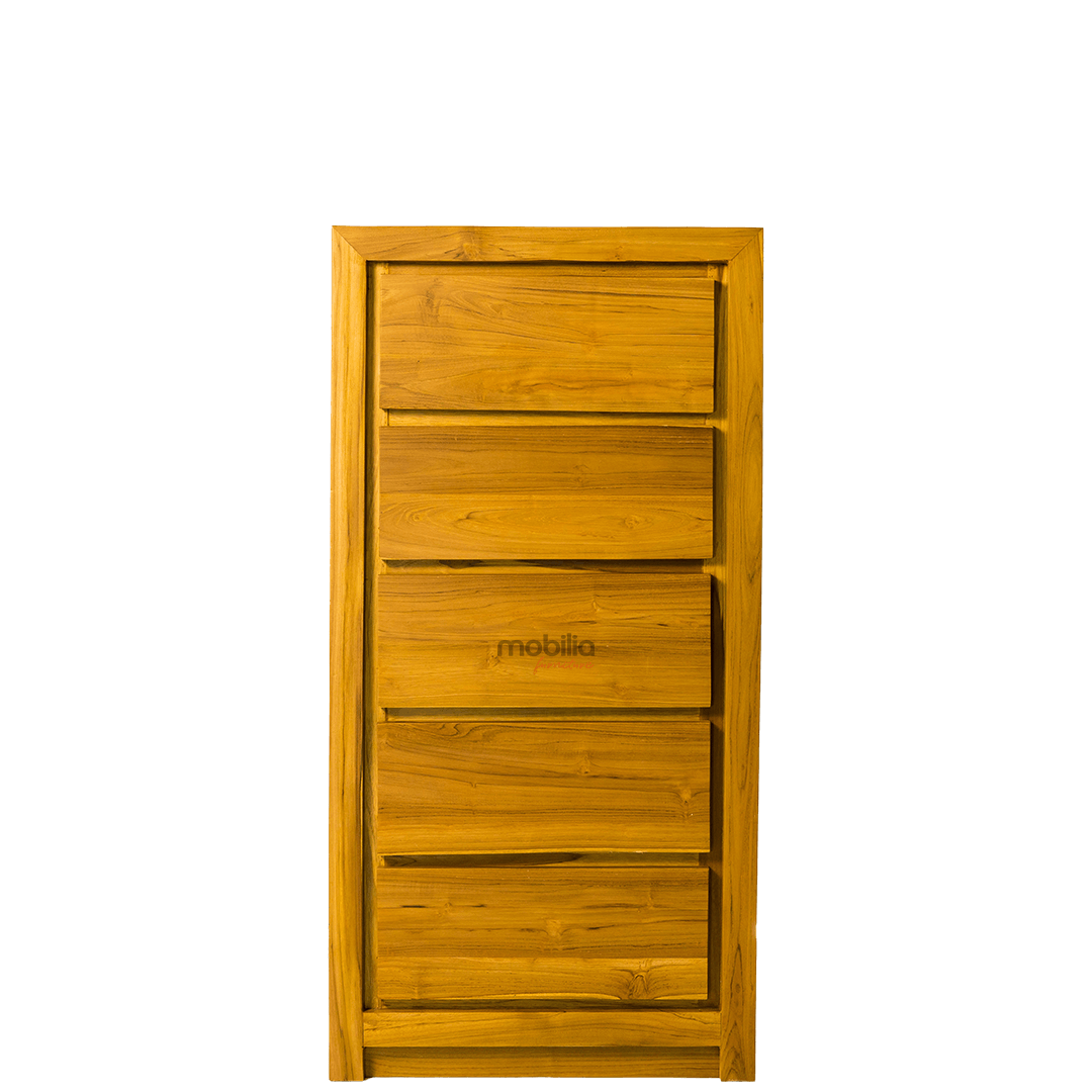 Nebula Rectangular Chest of Drawers with Block Design