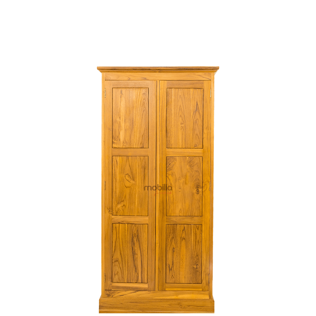 Starbloom 2 Doors Mini Wardrobe with Minimalist Design