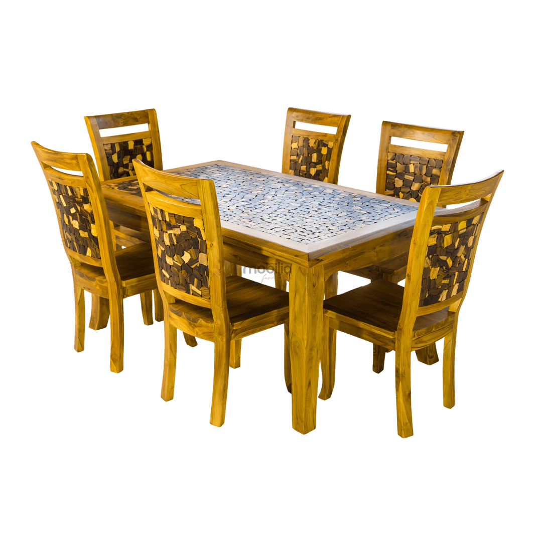 6 Seater Airag Dining Set with Sono Design