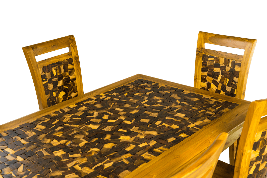 6 Seater Airag Dining Set with Sono Design - Image 3