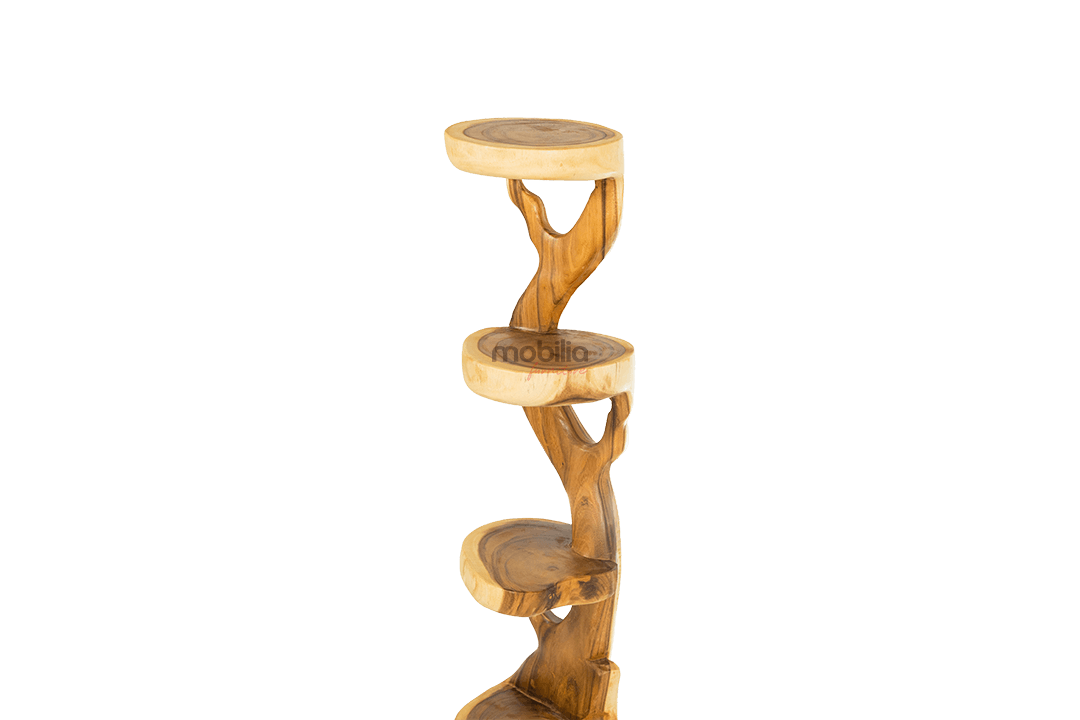 Flourisho 120cm Tall Tree Shelf with Round Surface Design - Image 3