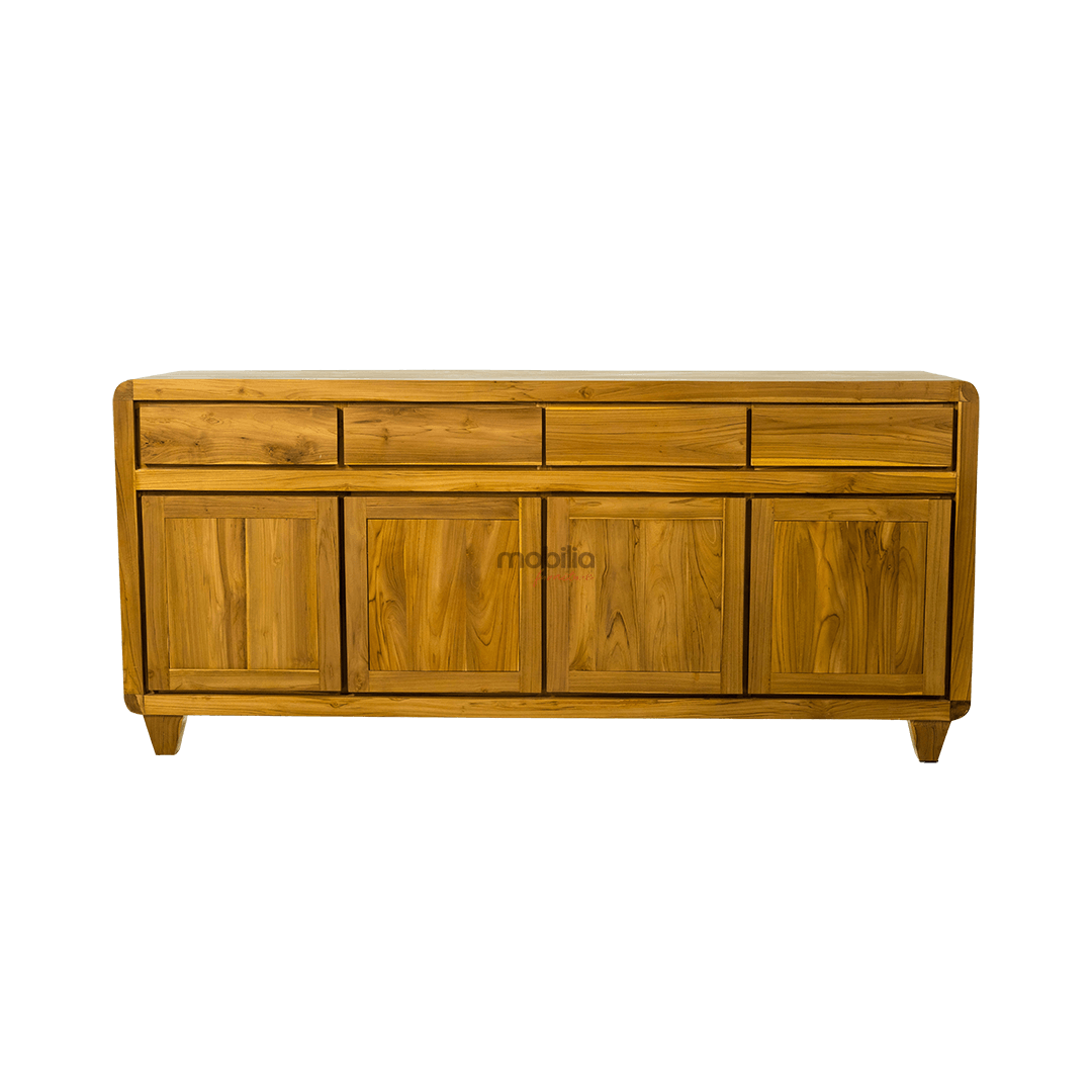 Verbena 200cm Wide Rectangular Bahut with Curved Edge Design
