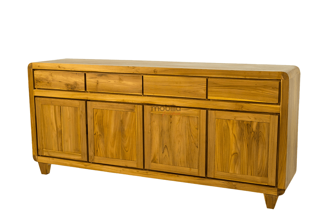 Verbena 200cm Wide Rectangular Bahut with Curved Edge Design - Image 2
