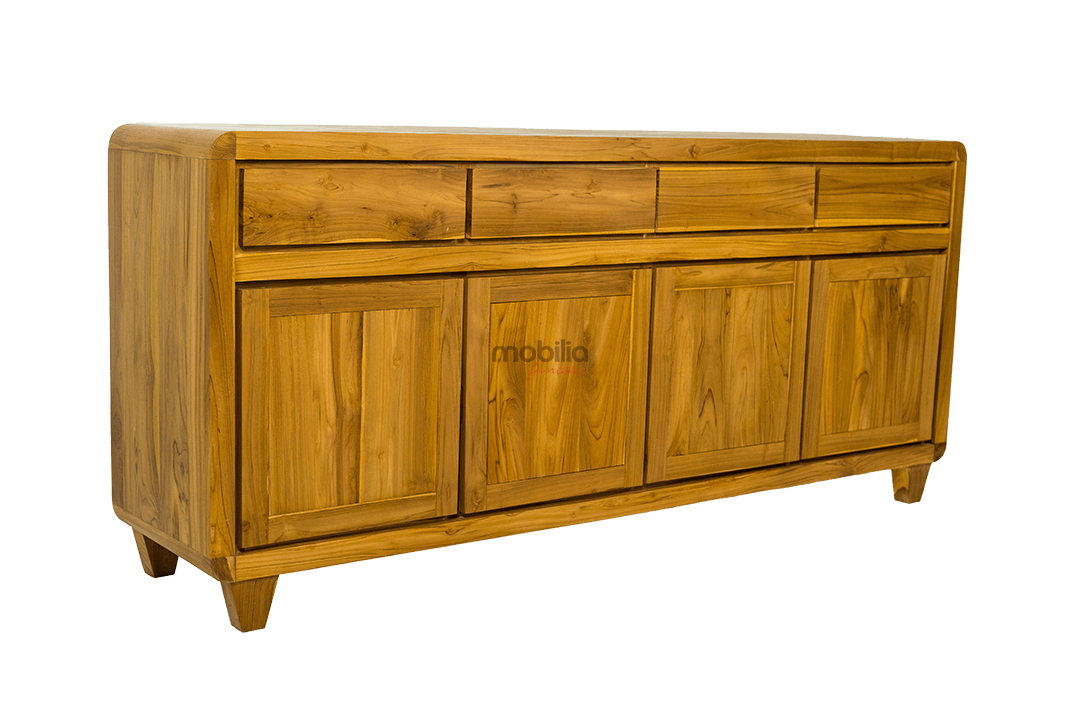 Verbena 200cm Wide Rectangular Bahut with Curved Edge Design - Image 3