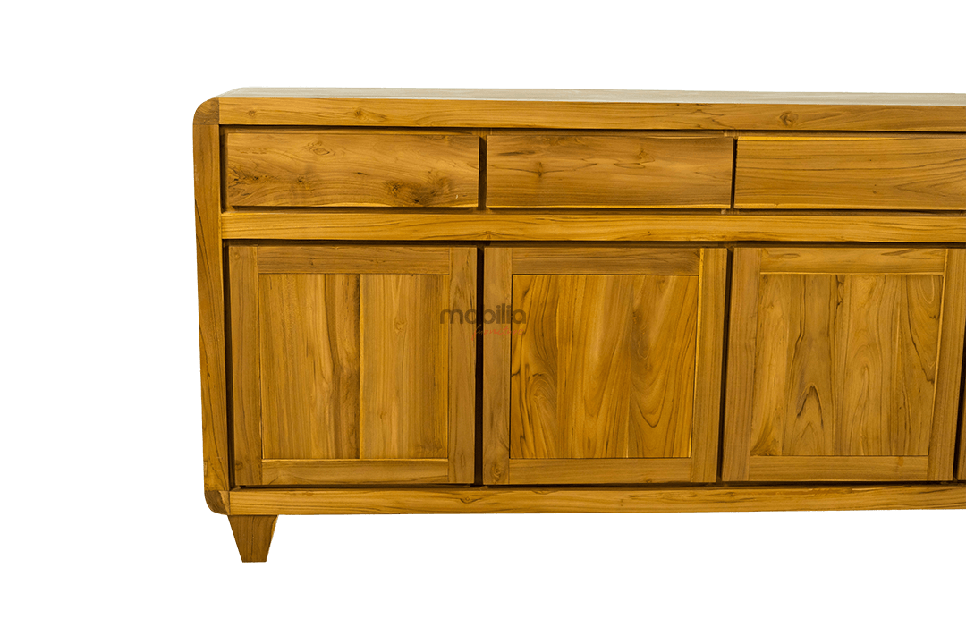Verbena 200cm Wide Rectangular Bahut with Curved Edge Design - Image 4