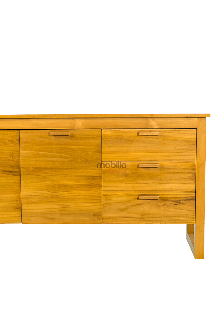 Primrose 200cm Wide Rectangular Bahut with U Leg Design - Image 4