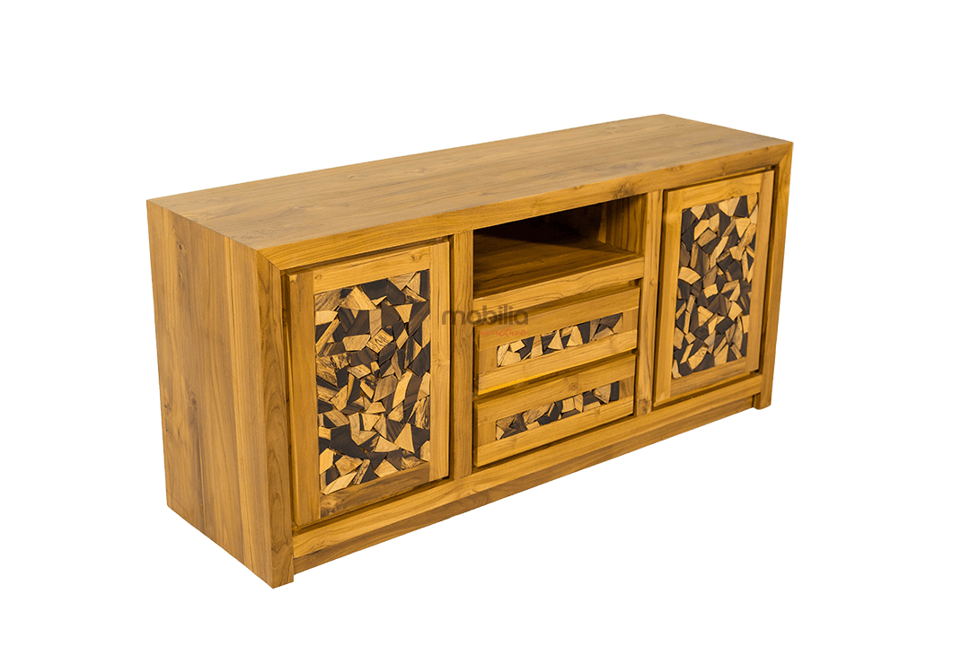 Gladiolus 150cm Wide Rectangular Bahut with Sono Design - Image 3
