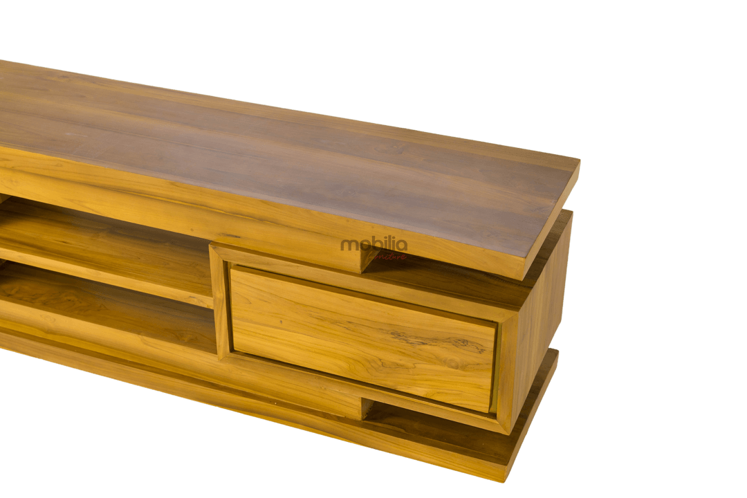 Babylon 200cm Wide Rectangular TV Unit with Modern Design - Image 2