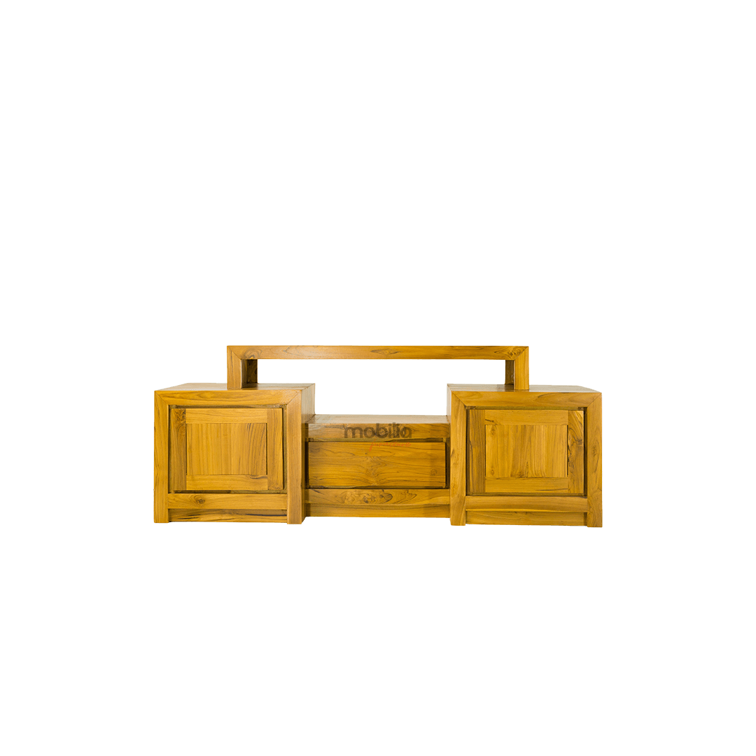 Stockholm Single Drawer Rectangular TV Unit with Modern Design