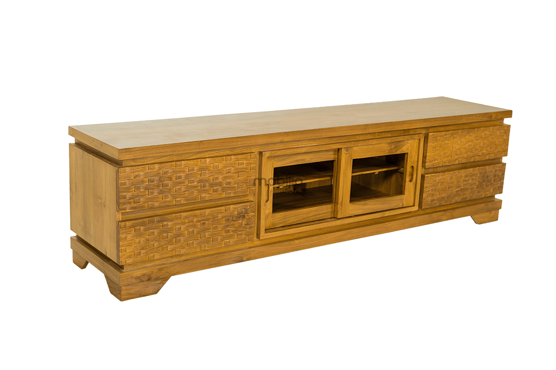 Vienna 200cm Wide Rectangular TV Unit with Minimalist Design - Image 3