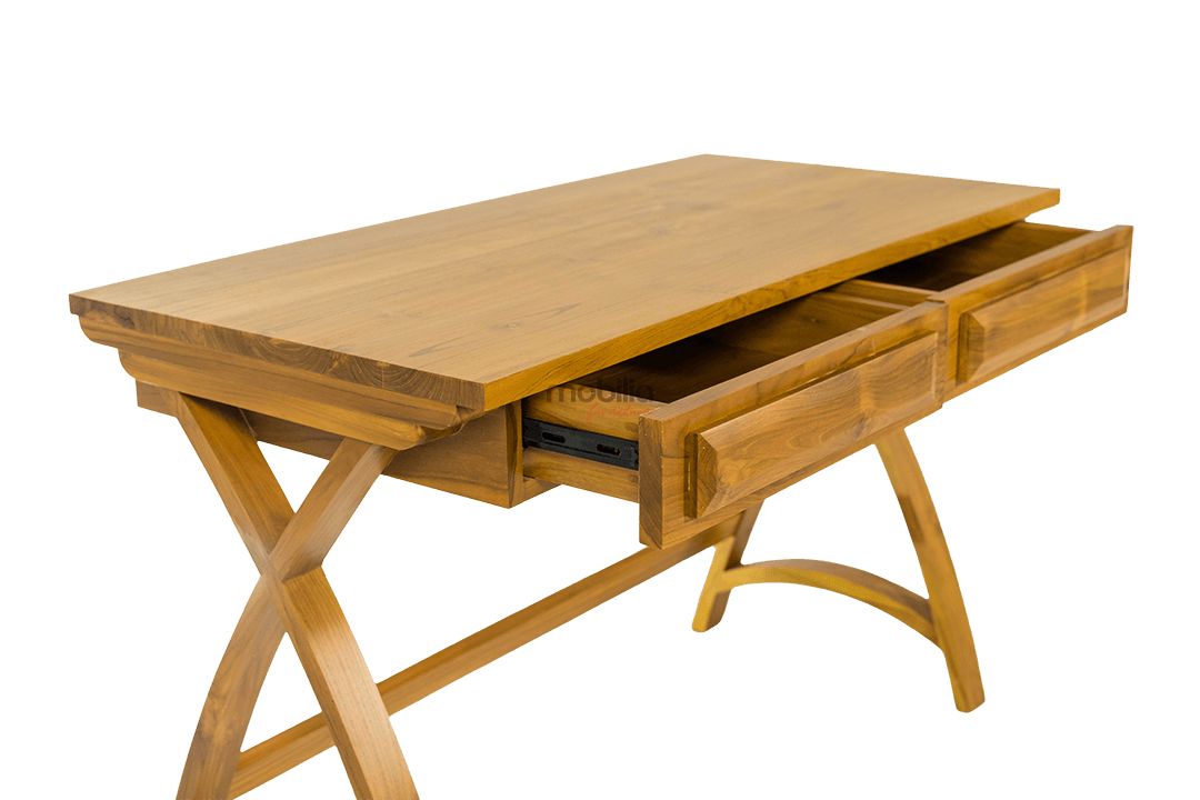 Paragonix 120cm Wide Office Table with A Leg Minimalist Design - Image 3