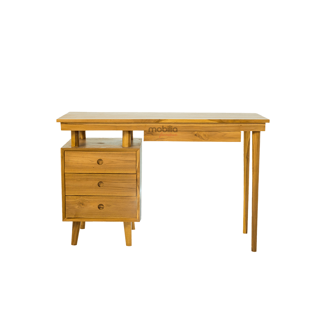Ambitiona 120cm Wide Rectangular Office Table with Keyboard Drawer