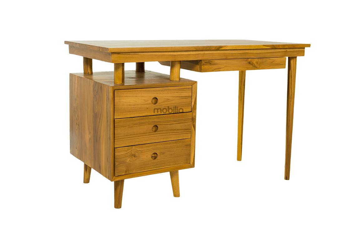 Ambitiona 120cm Wide Rectangular Office Table with Keyboard Drawer - Image 2