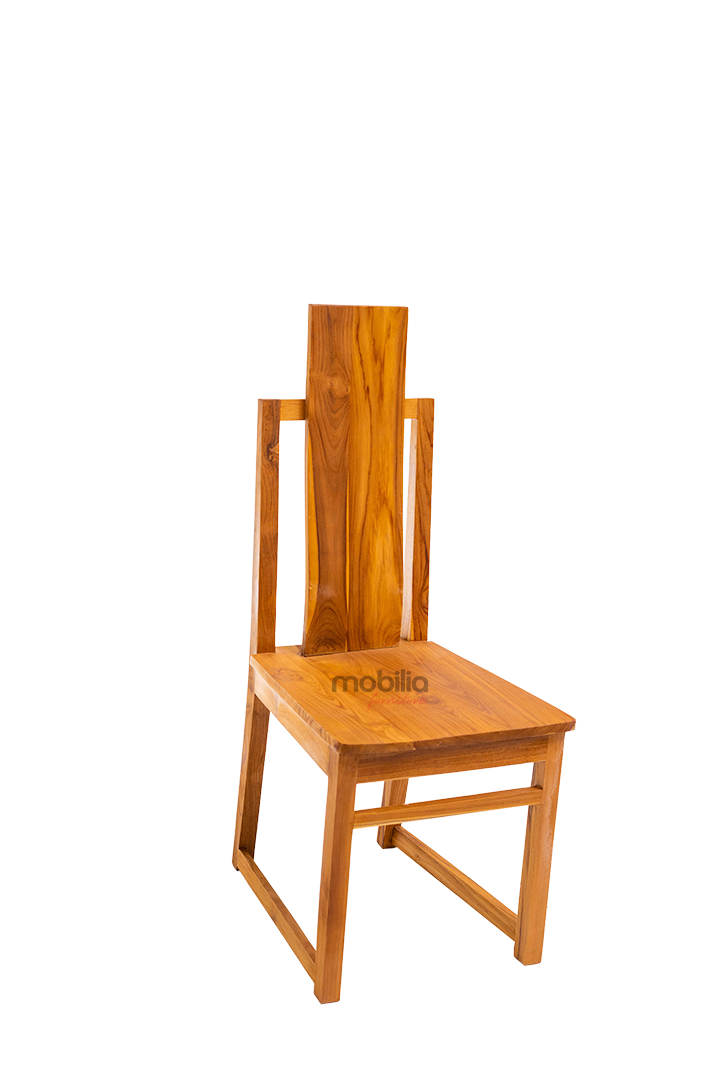 6 Seater Pequi Dining set with Solid Back Design - Image 4